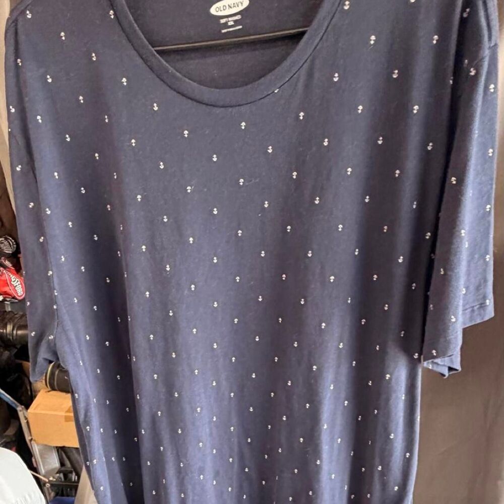 Old-navy Men's Navy and Blue T-shirt